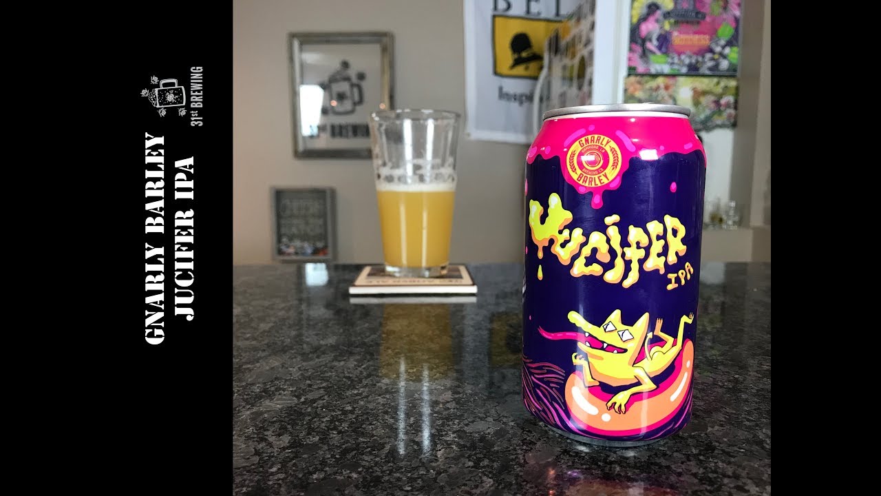 Gnarly Barley Brewing Jucifer IPA Beer Review YouTube