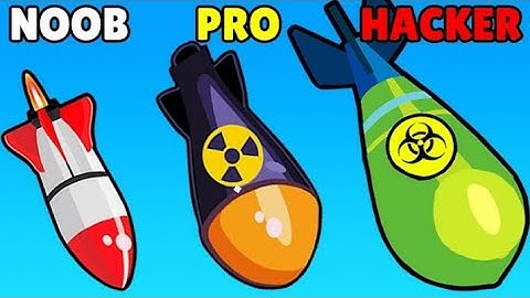 NOOB vs PRO vs HACKER in Bomb Evolution