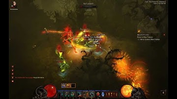 Diablo 3 Patch 1.08 MP-10 Barbarian "HotA" (Hammer of the Ancients) Act 1 key run.