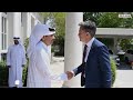 Ministerpräsident und Außenminister empfängt den britischen Außenminister