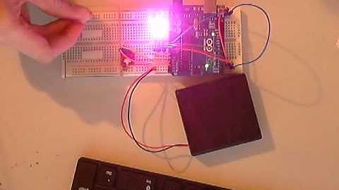 Arduino RGB LED control with DS touchscreen