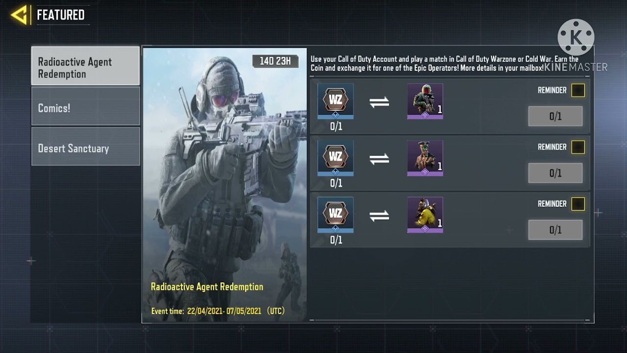 How To Get Radioactive Agent Redemption Skins In Cod Mobile !!! (How To