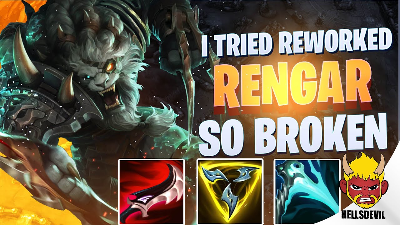 WILD RIFT | I Tried Reworked Rengar And He's BROKEN! | Challenger ...