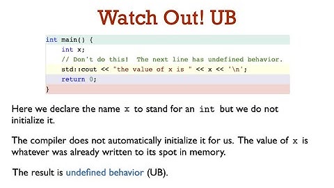 31251 Lec 1.3: Initializing Variables