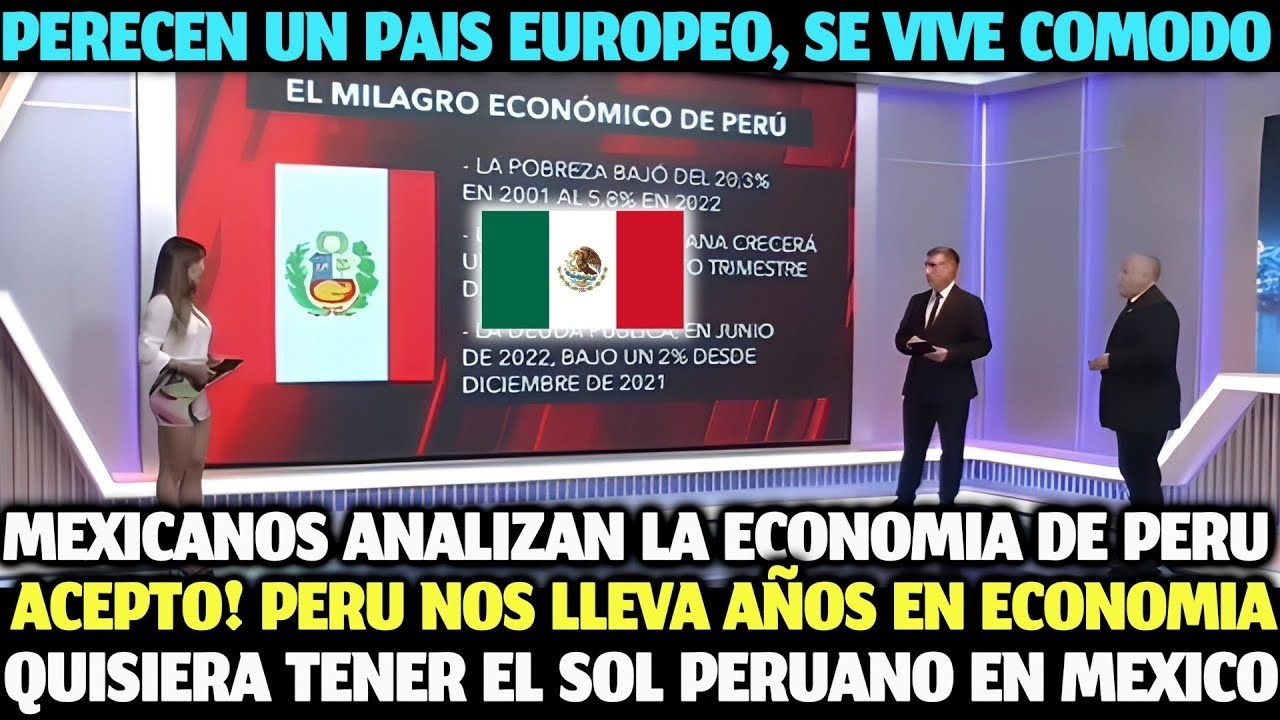 SERAN UNA POTENCIA 🇲🇽 MEXICANOS MARAVILLADOS CON LA ECONOMIA PERUANA
