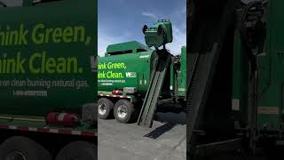 Full bin Gets dumped #wastemanagement #garbagetrucks #truck #wastedisposal #peterbilt #managewaste