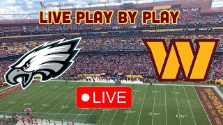 Washington Commanders Vs Philadelphia Eagles Live Play By Play