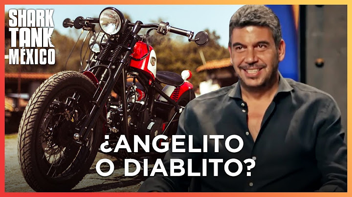 Arturo conduce una motocicleta artesanal mexicana | Shark Tank Mexico