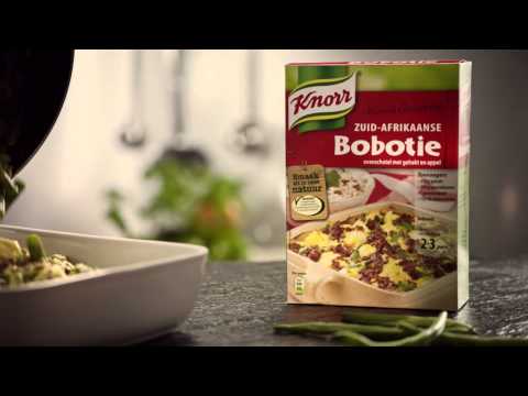 Knorr TV Commercial Sperziebonen Bobotie