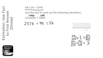 Estimation: Use Fact to Find Answer (Divide) (Grade 3) - OnMaths GCSE Maths Revision