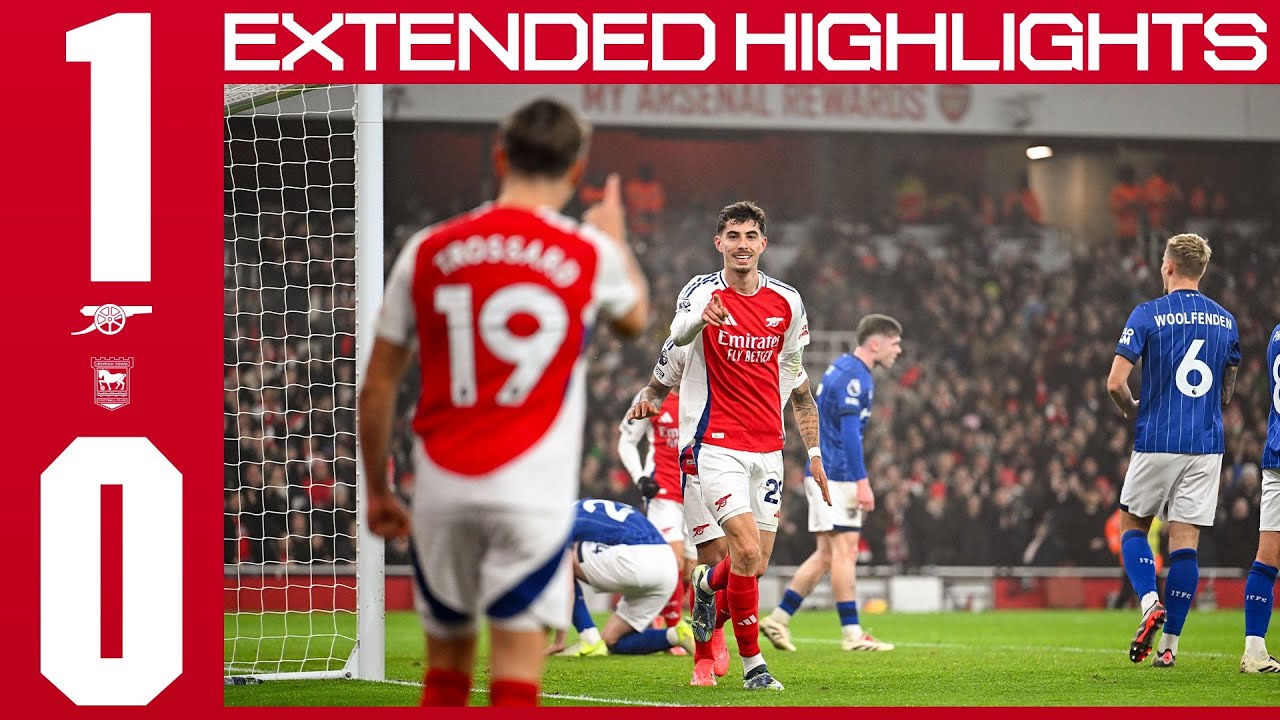 17 GAMES UNBEATEN AT HOME EXTENDED HIGHLIGHTS Arsenal Vs Ipswich 17-games-unbeaten-at-home-extended-highlights-arsenal-vs-ipswich
