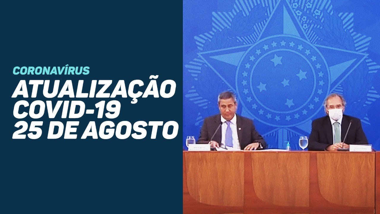 AO VIVO – Confira a coletiva do Planalto sobre a COVID-19 neste 25 de agosto