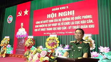 Công bố quyết định sáp nhập và tổ chức lại thành Cục Hậu cần - Kỹ thuật Quân khu