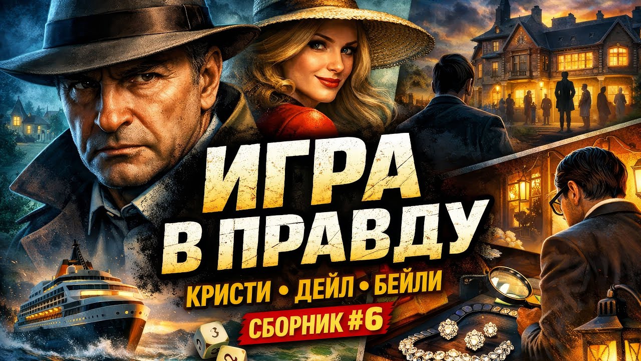 ИГРА В ПРАВДУ | Детективный сборник #6 | Аудиокнига (Рассказы) | Звуки Книги