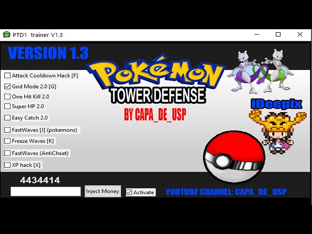 Pokemon Tower Defense: How to get shinys easy (speedhack) - PTD 5.8.1 