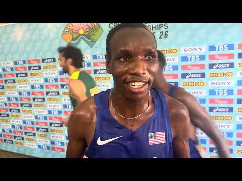 Wesley Kiptoo after 14th place at World Cross Country 2026