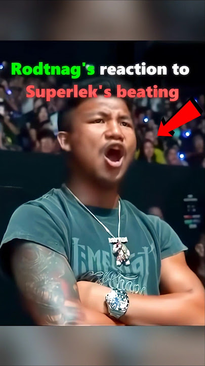 Rodtang Was Shocked😱  #mma #mmausa #kickboxing #rodtang #superlek #takerusegawa #muaythai #ufcusa