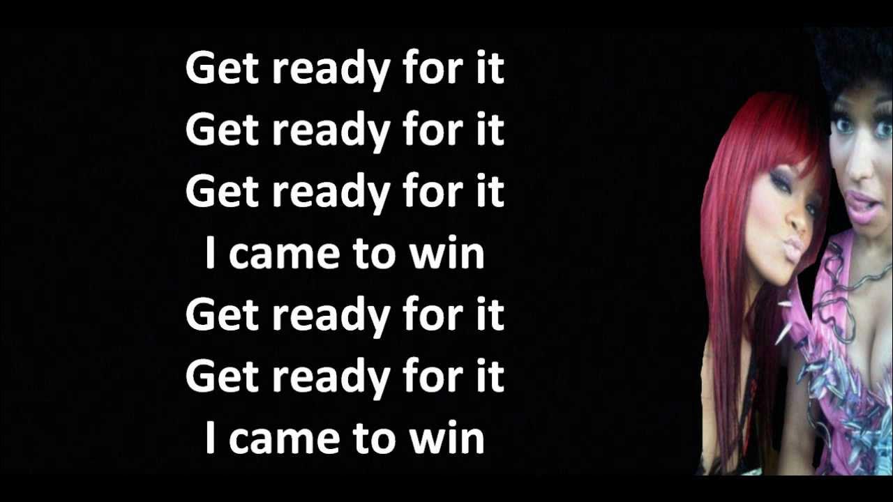 Nicki Minaj - Fly Ft. Rihanna Lyrics Rihanna ft Nicki Minaj - Fly karaoke instrumental with lyrics on screen