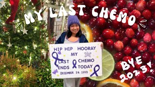 WEEK IN MY LIFE: ending 2023 cancer free (christmas gift haul, my last chemo, feelings of gratitude)
