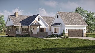 Modern Farmhouse Plan #52-759