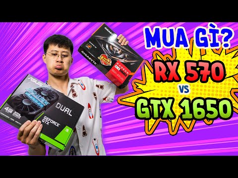 Video VGA Dưới 4 Triệu TỐT Nhất 2020? RX 570 vs GTX 1650 -... - youtube