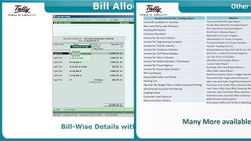 Auto Adjust Bills (Adjust Bills as per FIFO Method)