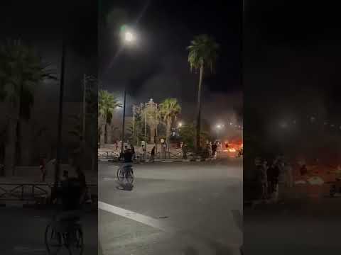 عاجل وخطير الهجوم على مقر عمالة تارودانت وتخريب للممتلكات الخاصة والعامة احتجاجات المغرب 