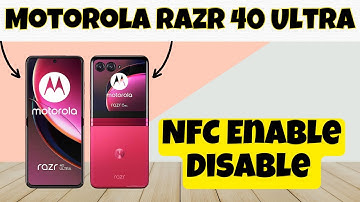 NFC Enable  Disable Motorola Razr 40 Ultra || How to turn on / off NFC || NFC settings