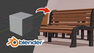 Modelling a Park Bench in Blender + FREE Download 🎁