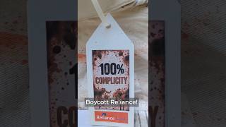 IPSP's protest outside a Reliance Trends outlet in Mumbai #boycottreliance