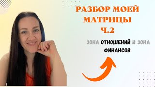 РАЗБОР МОЕЙ МАТРИЦЫ.Зона отношений и финансов.