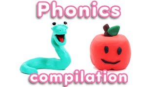Phonics Vowel COMPILATION | Learn The Alphabet | Vowel Sounds | Pocket Preschool