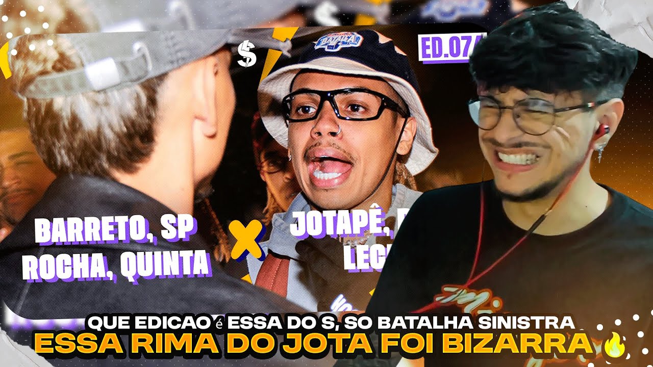 ALAN REAGE A (🇧🇷VS🇵🇹) BARRETO, SP ROCHA e QUINTA x JOTAPÊ, DHERIK, LECROY | BDS TRIOS #74 | REACT