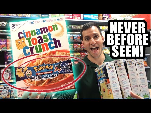 cinnamon toast crunch pokemon cards value Amazon.com: Breakfast Cereal, Crispy Cinnamon Cereal, Bag, 32 oz (Pack of 6) Make it a part of a quick and easy breakfast for teens NEW Pokemon Cards IN MY