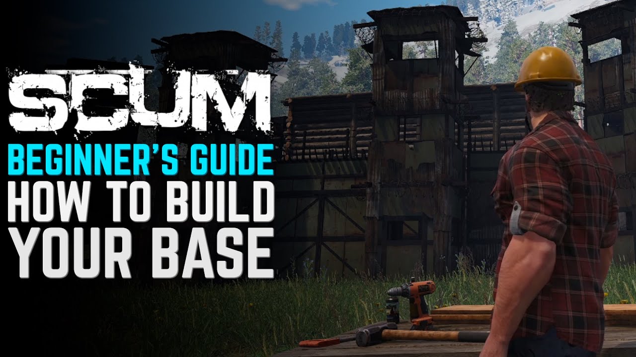 How to build a base  Scum gameplay 30