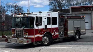 Concord, NH Fire Department Engine 6 (Acting Engine 4) and Ambulance 4 Responding 