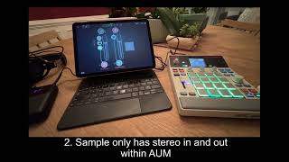 Running Akai MPC Sample into iPad for FX 