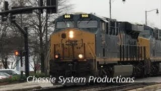 [CSXT]956 [ES44AH] 887[ES44AH] 797 ES44AH Leads U385-18 Empty Coal Train Train W/A 3rd Gen K5LAR24