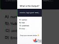 99% Get This Wrong 🤯 | JavaScript Output Question