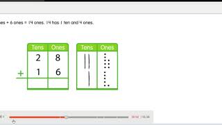 Pearson Realize- using place value to add.