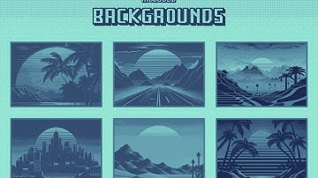 Bitmap Dither Text Effect Set Stock Graphics - Download