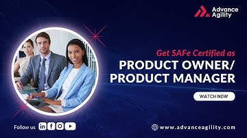 Course Trailer I SAFe Product Owner/Product Manager Certification