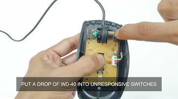 HP X500 Mouse Switch and Scroll Fix/Repair - Disassembly