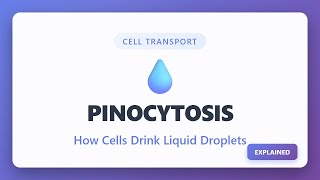 Pinocytosis Cell Drinking Explained  Cell Transport Biology