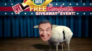 New Serta Presidents Day Free Comforter Giveaway TV Commercial