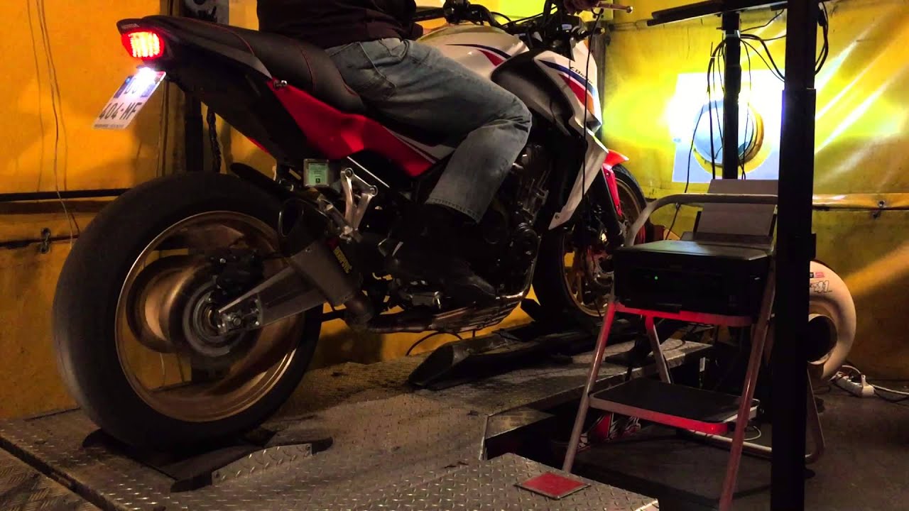 honda cb650f akrapovic