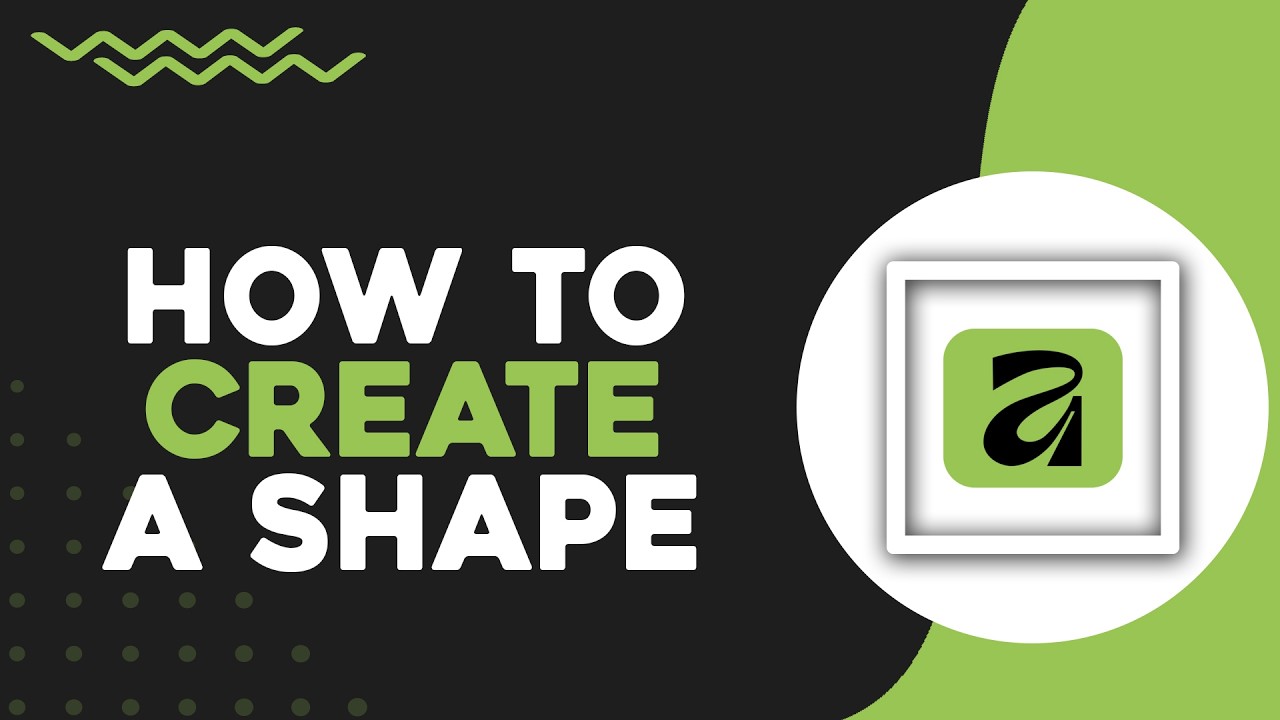 How To Create a Shape in Affinity (Easiest Way) - YouTube