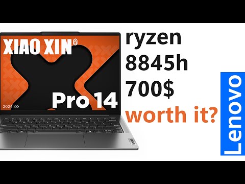 Видео: Обзор ноутбука Lenovo xiaoxin pro AI 14" 2024 на ryzen 8845H