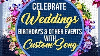 Surprise Your Guests with Custom Wedding Song