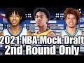 2021 NBA MOCK DRAFT SECOND ROUND (Picks 31-60)
